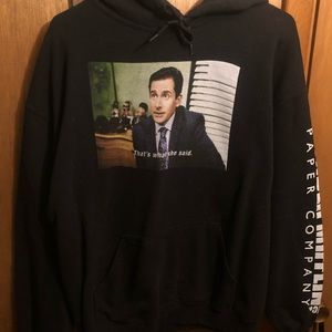 The Office Michael Meme That's What She Said Pullover Hoodie